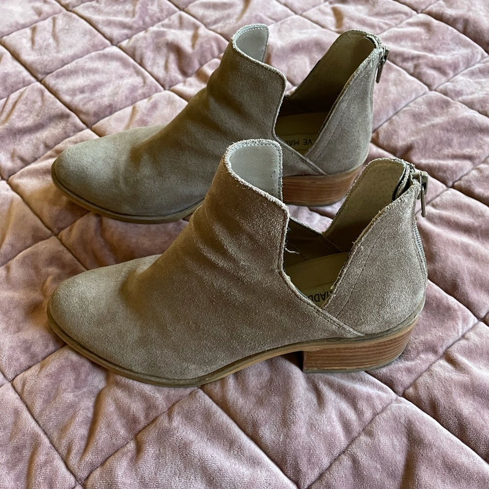 Used Steve Madden cutout ankle boots.